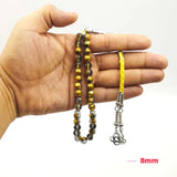 Golden Austria Crystal Tasbih 33 66 99 Beads for Eid 8mm 10mm Islam Rosary