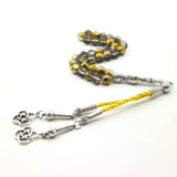 Golden Austria Crystal Tasbih 33 66 99 Beads for Eid 8mm 10mm Islam Rosary