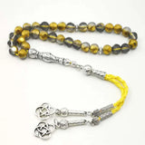 Golden Austria Crystal Tasbih 33 66 99 Beads for Eid 8mm 10mm Islam Rosary
