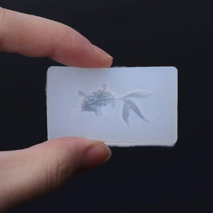 Goldfish Pendant Silicone Mold for Resin Jewelry Making