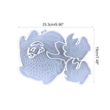 Goldfish Wall Art Epoxy Mold for DIY Home Office Ornament Decoration Craft