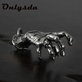 Steampunk Hand Pendant Necklace Men's Biker Rock Punk Jewelry