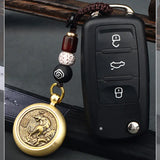 Rabbit Year Key Ring Fengshui Metal Spinner Keychain