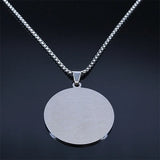 Luck Irish Celtic Knot Pendant Necklace Stainless Steel Amulet Necklaces