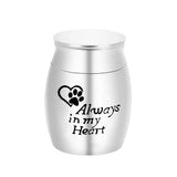 Memories Keepsake Urn Pets Paw Print Cremation Ashes Urn
