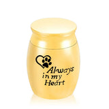 Memories Keepsake Urn Pets Paw Print Cremation Ashes Urn