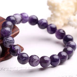 Natural Tourmaline Bracelet 6mm 8mm 10mm Stone Quartz Jewelry