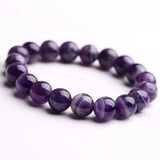 Natural Tourmaline Bracelet 6mm 8mm 10mm Stone Quartz Jewelry