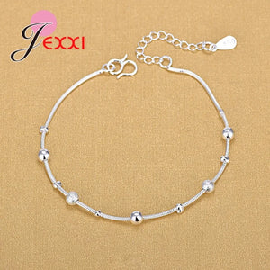 925 Silver Foot Chains for Women Girls - Top Anklets for Summer
