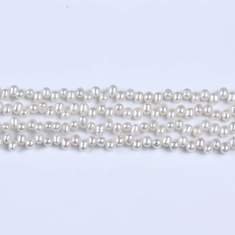 4.5-5mm Rice Shape Pearl Strand for Jewelry Making