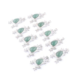 Aventurine Frog Shape Pendant Natural Stone Charm