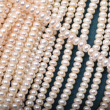 7mm Natural Freshwater Pearl DIY Accessories Earring Beads