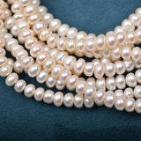 7mm Natural Freshwater Pearl DIY Accessories Earring Beads