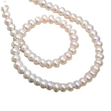 7mm Natural Freshwater Pearl DIY Accessories Earring Beads