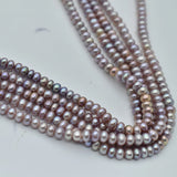 6mm Natural Freshwater Pearl Bead Necklace Earrings