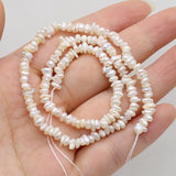 Natural Freshwater Pearl Beads Baroque Pearls Women Jewelry DIY 13''