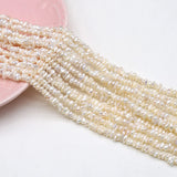 Natural Freshwater Pearl Beads Baroque Pearls Women Jewelry DIY 13''