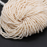 Natural Freshwater Pearls Beaded 2-3mm Potato Shape Loose Beads