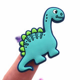 100PCS Mix Dinosaur PVC Charms for DIY Boys Clothes Shoes Scrapbook