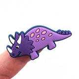 100PCS Mix Dinosaur PVC Charms for DIY Boys Clothes Shoes Scrapbook