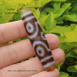 Ancient Tibet Dzi Agate Beads Lucky Symbol Amulet
