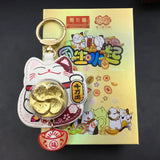 Cat Model Keychain Figure Amulet Bag Decor Accessory Present