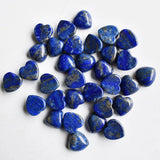 Natural Lapis Lazuli Heart Shape Cab Cabochons Beads 10mm 30pcs