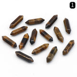 Natural Stone Amethysts Pillar Quartz Pendant for Jewelry 24pcs