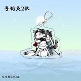 Li Lianhua Anime KeyChain Lotus Casebook Men Women Figure Acrylic Keyring
