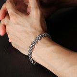 GorGor Bracelets Men Titanium Steel Multi-ring Cross Simplicity Solid Accessory