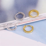 925 Sterling Silver Round Clip Earrings - Simple & Elegant Women's Jewelry