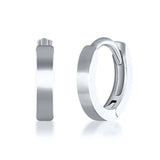 925 Sterling Silver Round Clip Earrings - Simple & Elegant Women's Jewelry