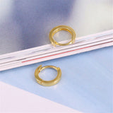 925 Sterling Silver Round Clip Earrings - Simple & Elegant Women's Jewelry