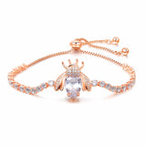 GorGor Adjustable Micro-inlaid Zircon Women Bracelet