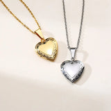 GorGor High Heart-Shaped Necklace Pendant with Rhinestones for Women