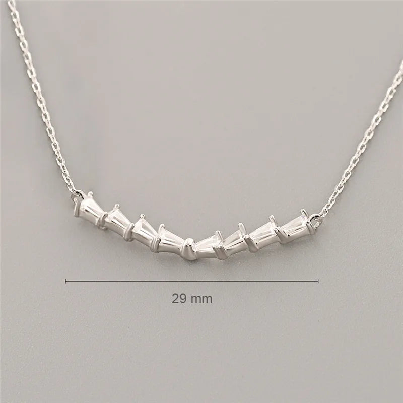 GorGor Necklace 925 Sterling Zirconia Anniversary Jewelry