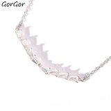 GorGor Necklace 925 Sterling Zirconia Anniversary Jewelry