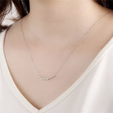 GorGor Necklace 925 Sterling Zirconia Anniversary Jewelry