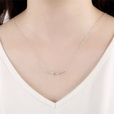 GorGor Necklace 925 Sterling Zirconia Anniversary Jewelry