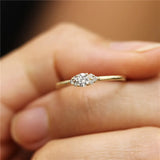Copper Zirconia Wedding Bands Engagement Jewelry