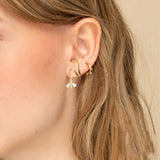 Bee Stud Earrings 925 Sterling Zircon Anniversary Jewelry