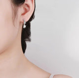 925 Silver Shell Starfish Pendant Earrings Retro Wedding Jewelry