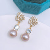 AAAA 10-11mm South Sea Pearl Stud Earrings 925s