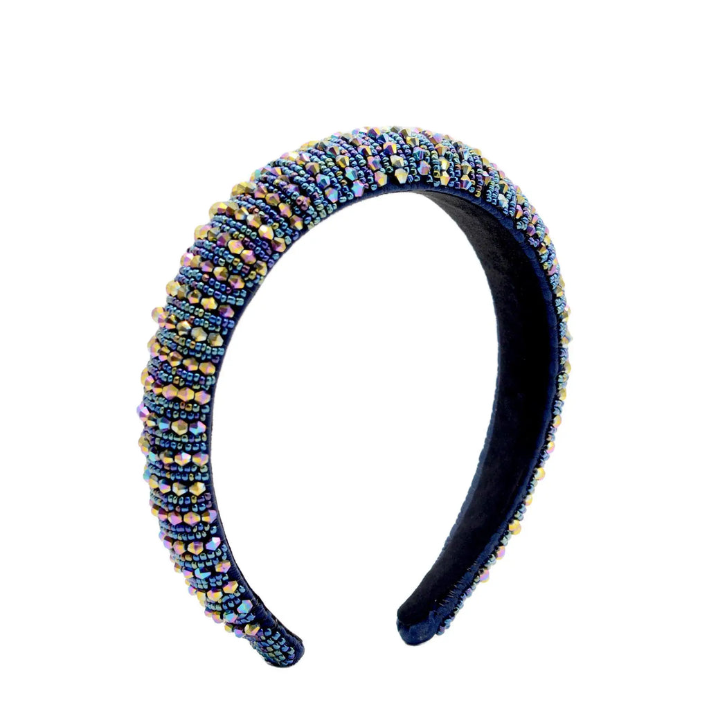 Baroque Crystal Headband Colorful Rhinestone Hair Band