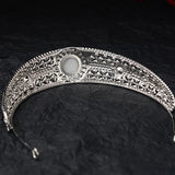 Rhinestone Crown Tiara de Noiva Meghan Markle Wedding Hair Accessories