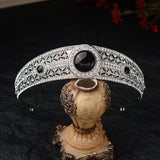 Rhinestone Crown Tiara de Noiva Meghan Markle Wedding Hair Accessories