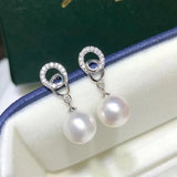Sterling Silver Earring Settings for Pearls Agate Jade Crystal