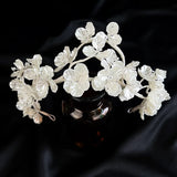Royal Wedding Tiara Crowns with Earring Crystal Headbands