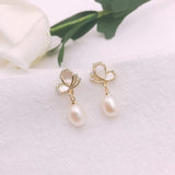 AAAA 10-13mm South Sea Pearl Earring 925s
