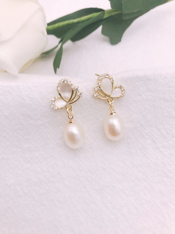 AAAA 10-13mm South Sea Pearl Earring 925s